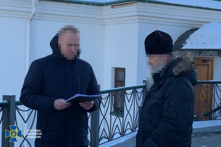 СБУ повідомила про підозру священнику з Лаври, на богослужінні якого прославляли «русскій мір»